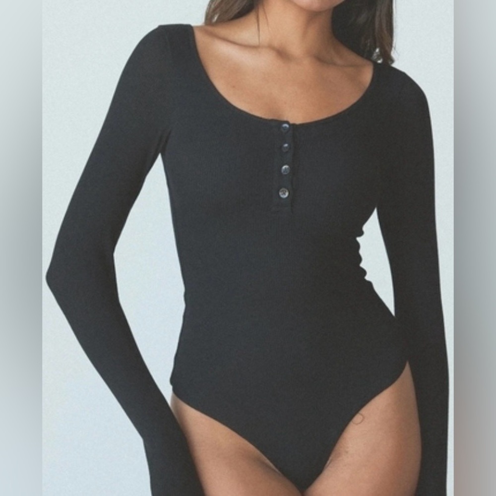 Klassy Network Henley Bodysuit